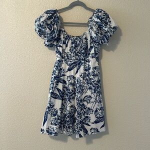 Abercrombie & Fitch Puff Sleeve Mini Dress Size Medium